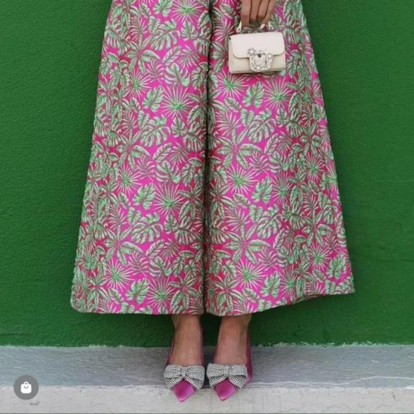 ZARA EMBELLISHED RHINESTONE BOW SLINGBACK SHOES - Picture 3 of 7